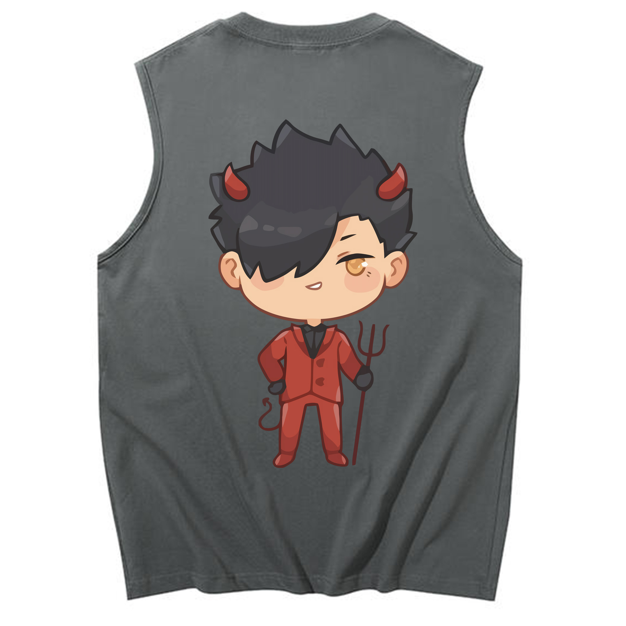 （画像用） ハイキュー!! Haikyu!! コットン100％タンクトップ（背面プリント）